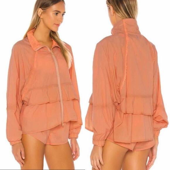 Free People Movement Namaslay Lightweight Jacket Size XS Brushed Apricot - Picture 12 of 12